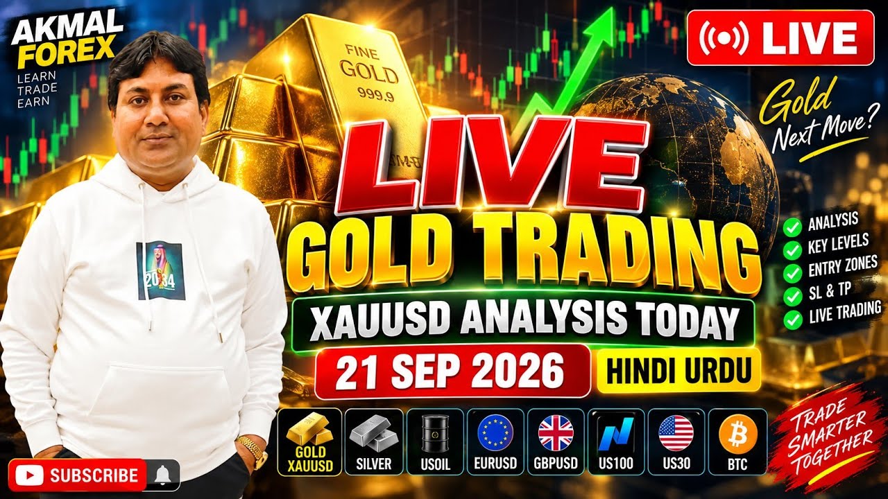 live gold trading today hindi 21 Sep 2026 | xauusd analysis urdu silver forex forecast prediction