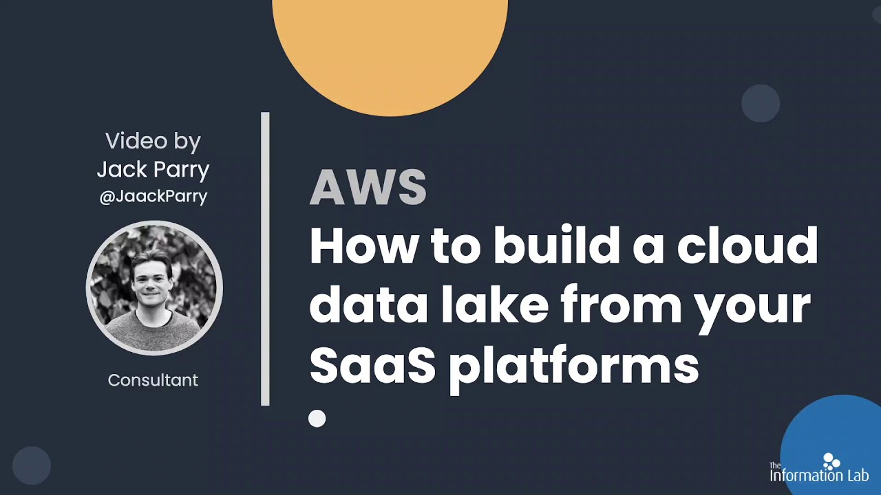 Analytics in the Cloud: Build a cloud data lake from your SAAS platforms