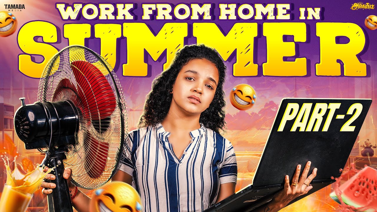 Work From Home 💻 in SUMMER ☀️ - 2 || Ft.Archana || 