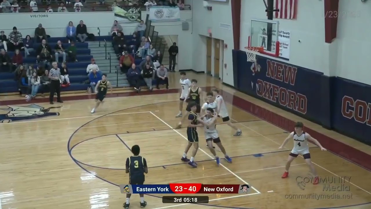 Sports Review: High School Boys Basketball - Eastern York @ New Oxford - 01/23/2026