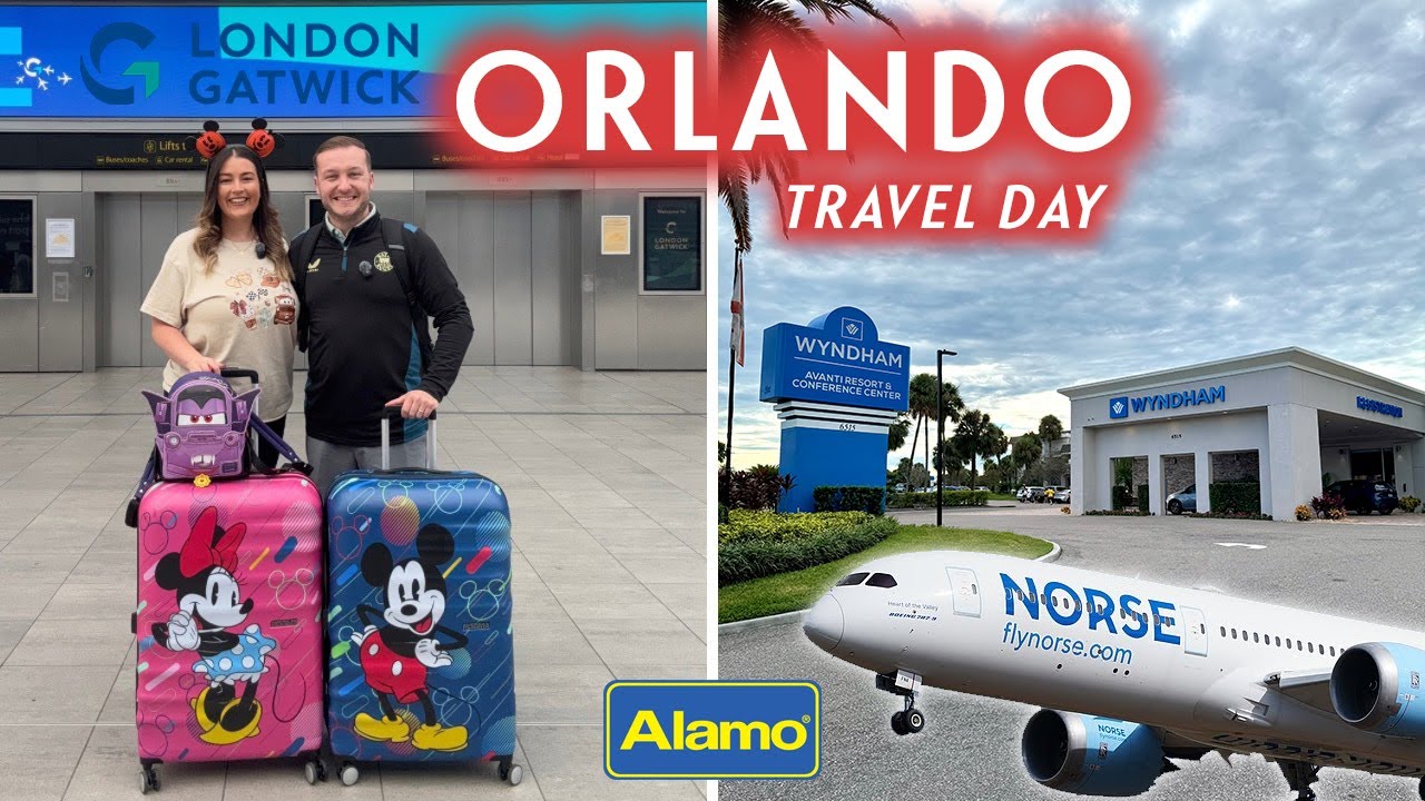 ПУТЕШЕСТВИЕ В ОРЛАНДО ✈️ Norse Atlantic LGW - MCO | Alamo Car Hire + Wyndham I-Drive Avanti Hotel