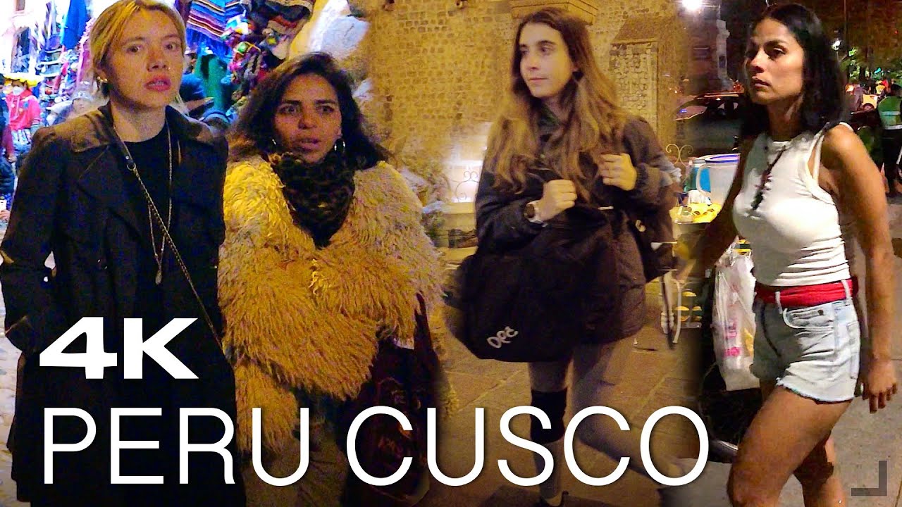 Peru. Cusco. Walk 4K
