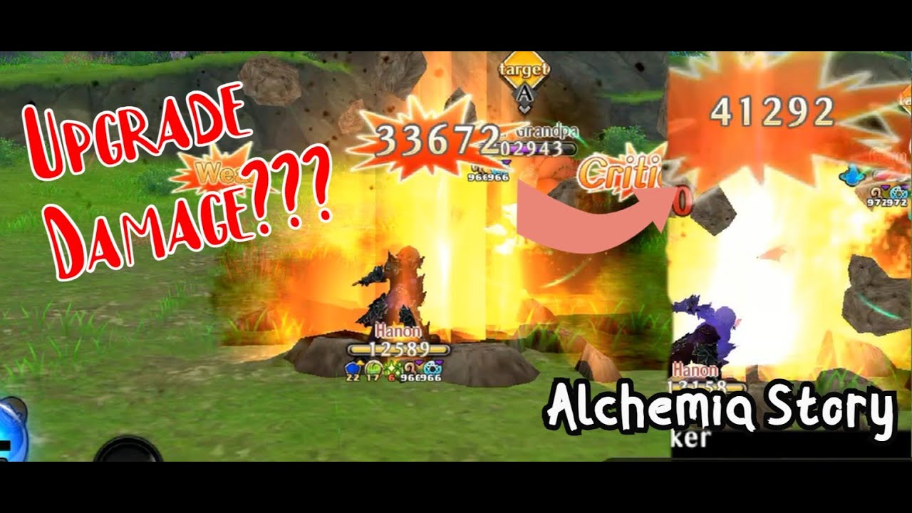 [Alchemia Story] - Mau Damage Tinggi???? Manfaatkan Cara Ini....Dijamin OP
