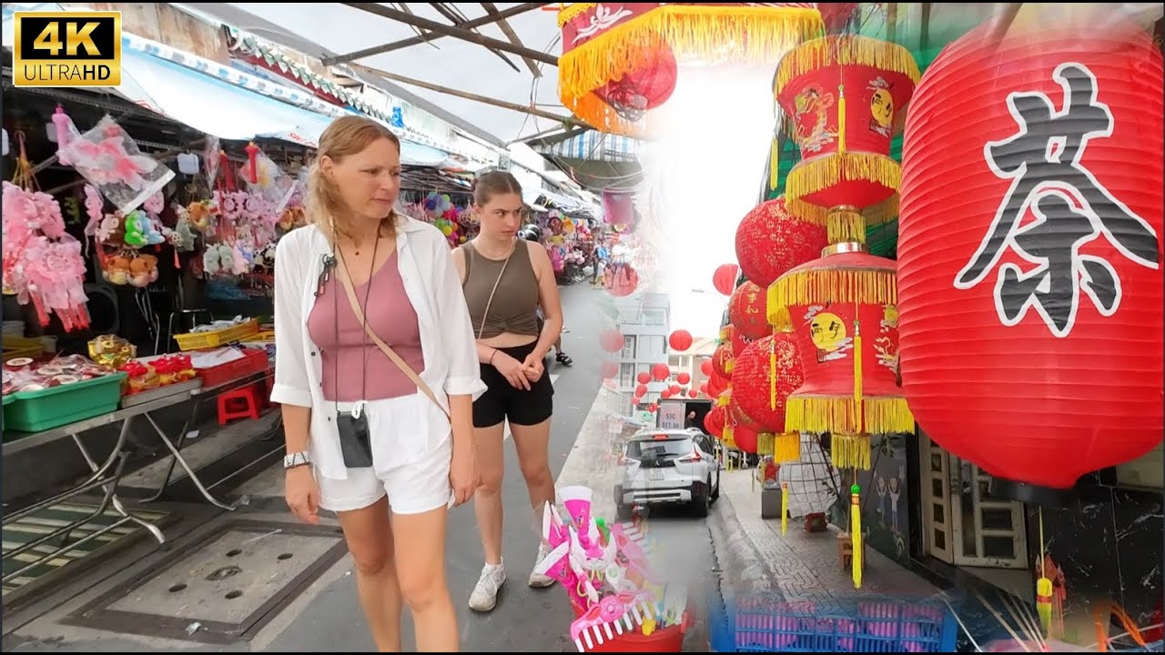 Chinatown in Ho Chi Minh City Vietnam