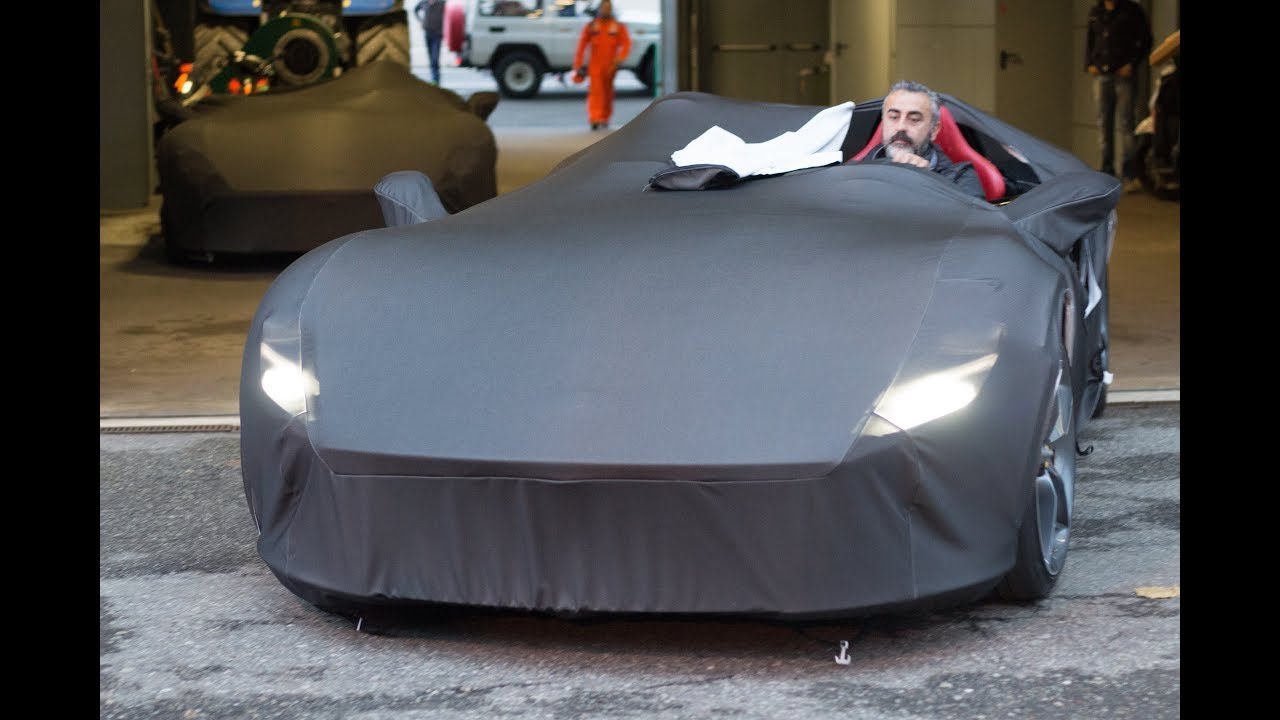 Ferrari Monza SP1 and SP2 start up, sound, driving !!!