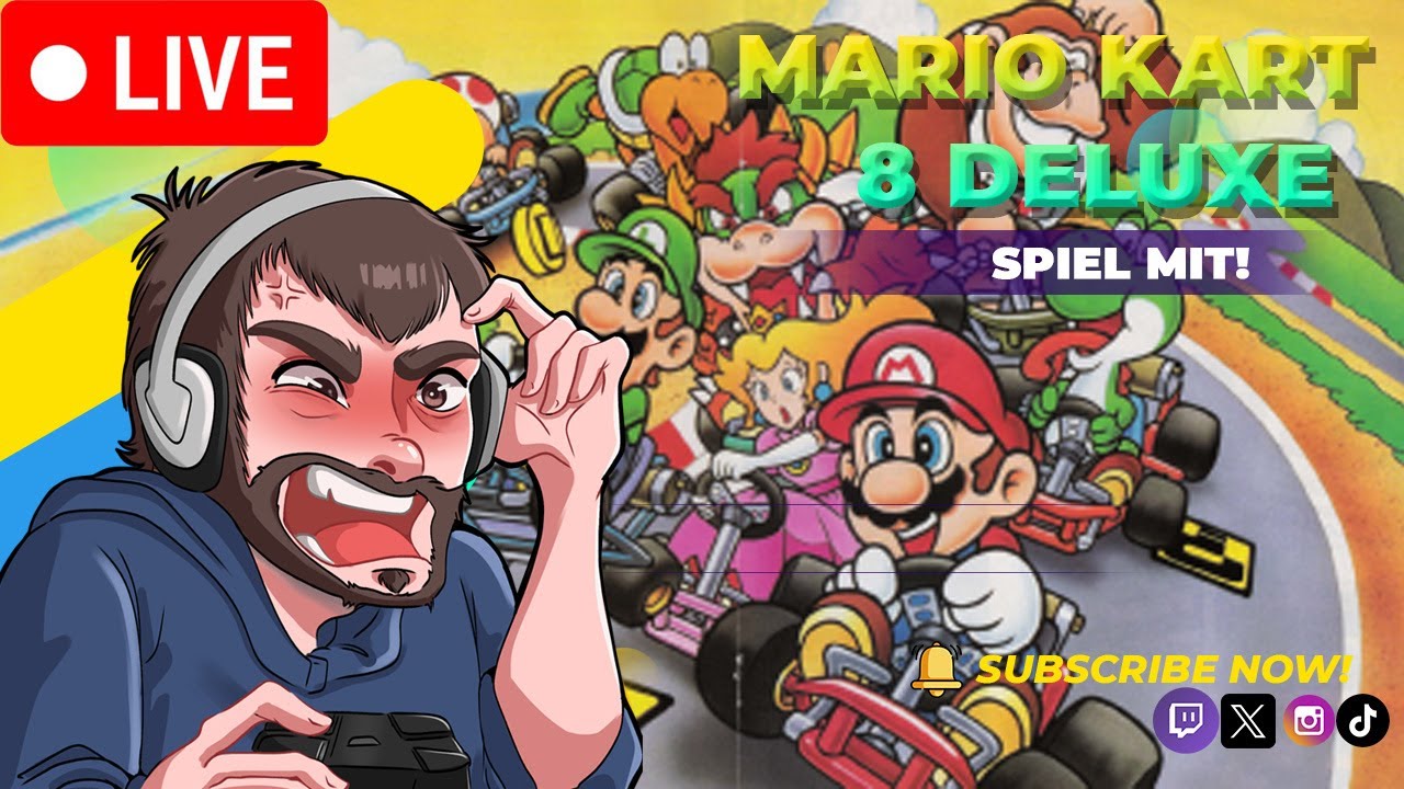 [ 🔴 LIVE ] LEGENDÄRER MARIO KART METTWOCH | Mario Kart 8 Deluxe