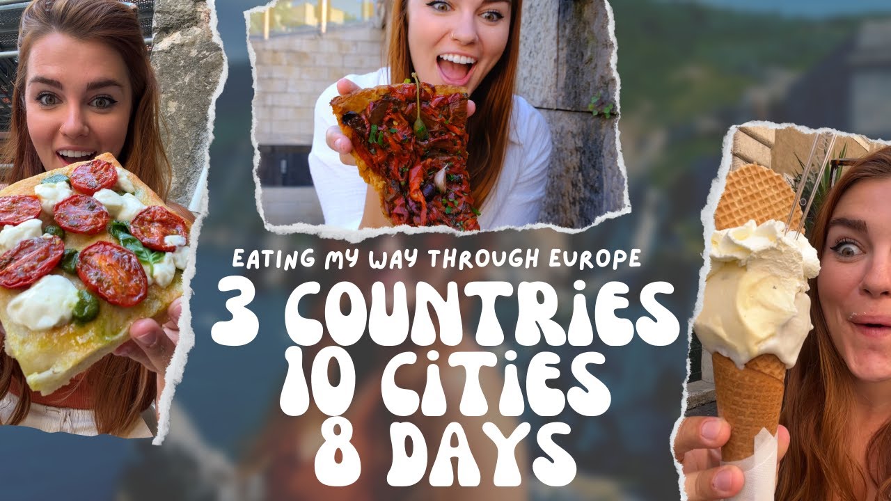 3 страны, 10 городов, 8 дней! Путешествую по Испании, Франции и Италии!