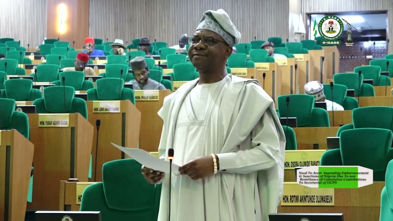 Hon Dr Ibrahim Ayokunle Isiaka Cautions Need To Avert Sanctions  For Nigeria Due To Non-Remittance