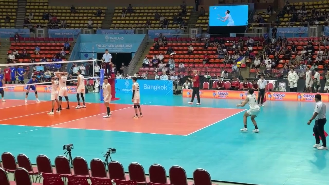 เสิร์ฟออกกันรัวๆ อินโด vs ฟิลิปปินส์ #volleyball #ซีเกมส์ 