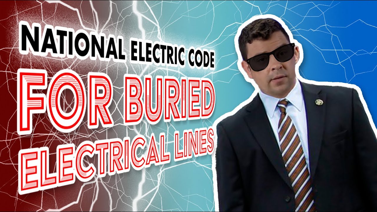 National Electric Code for buried electrical lines