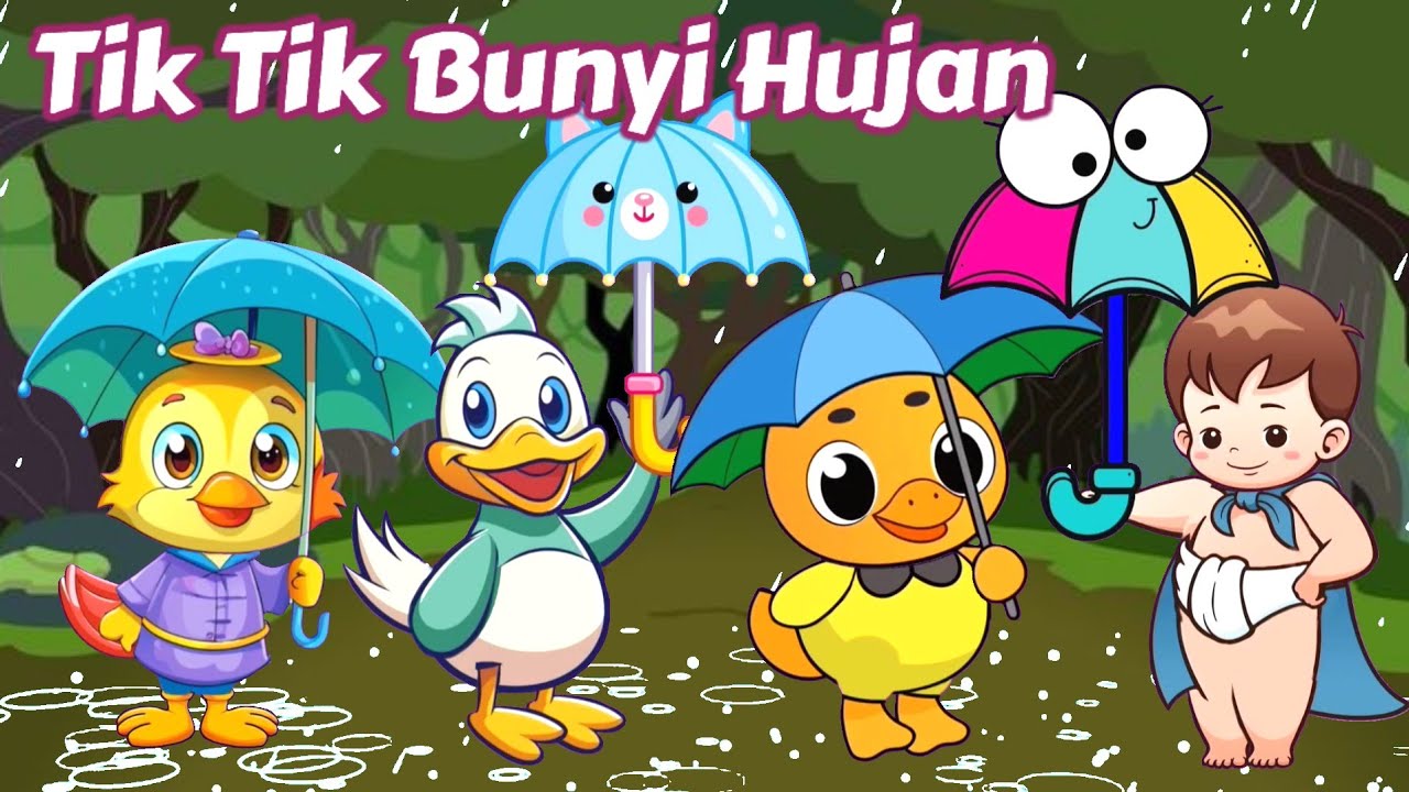 Lagu Anak Terlaris ~ Tik Tik Bunyi Hujan, Kalau Kau Suka Hati, Kukuruyuk
