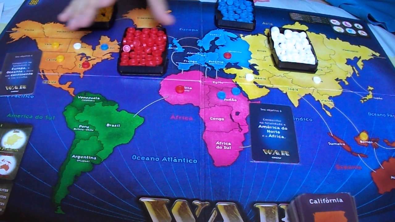 Como Jogar WAR com 2 jogadores (adptações)