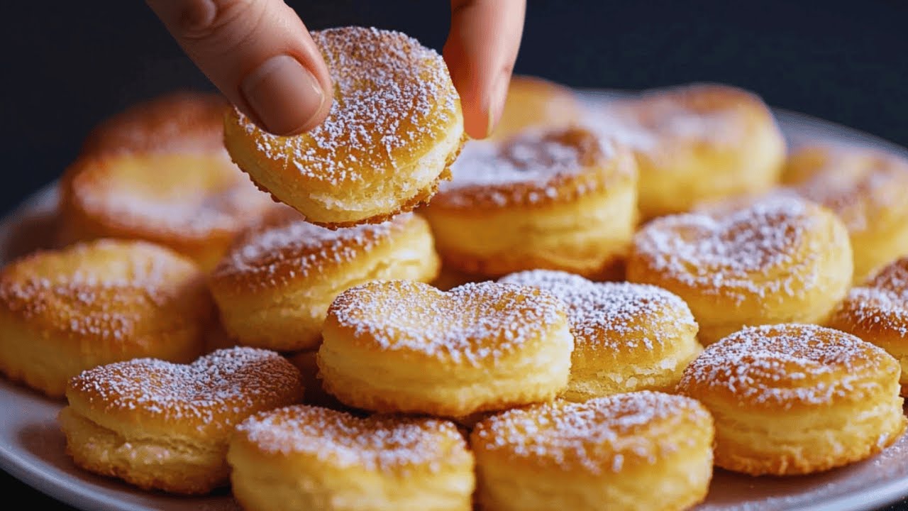 Schnelles Apfel-Geb&auml;ck aus Bl&auml;tterteig. NUR 2 ZUTATEN. Einfach und lecker!