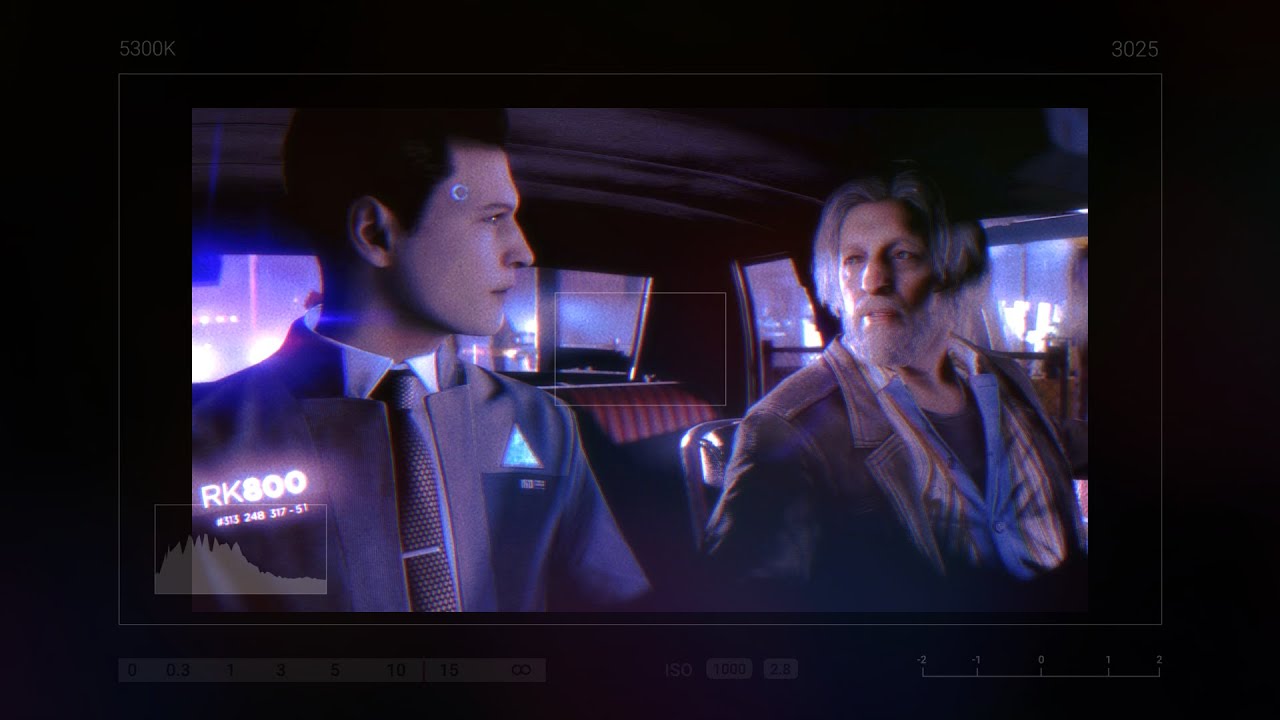 Driving around night Detroit with Hank & Connor | Playlist