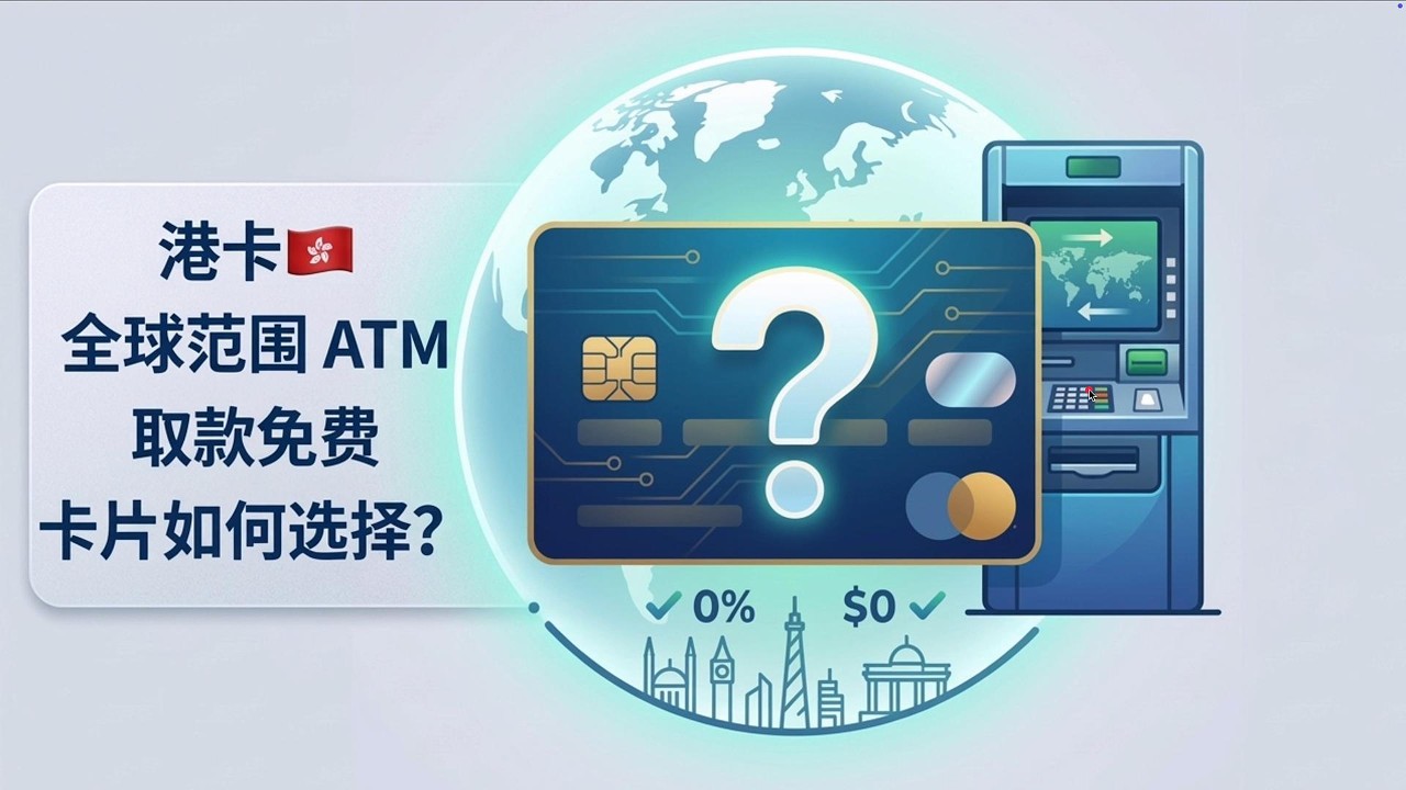 港卡全球范围 ATM取款免费卡片如何选择？ | 香港银行| 中银香港 | 汇丰香港 |建银亚洲 | zabank | welabbank 万事达扣账卡 VISA 银联澳元加元瑞郎歐元英鎊日圓新加坡美元