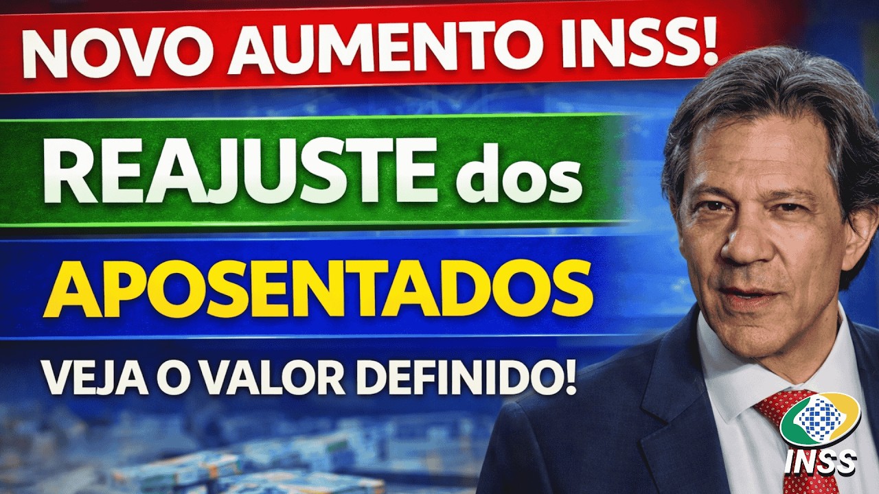🚨URGENTE: GOVERNO MUDA TUDO e REVELA o NOVO REAJUSTE dos APOSENTADOS 2026!