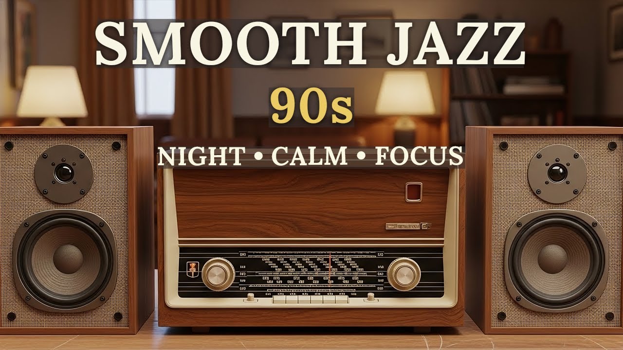 Late Night Jazz Radio 90s - Smooth Jazz & Soulful R&B Instrumentals for Relaxed Nights