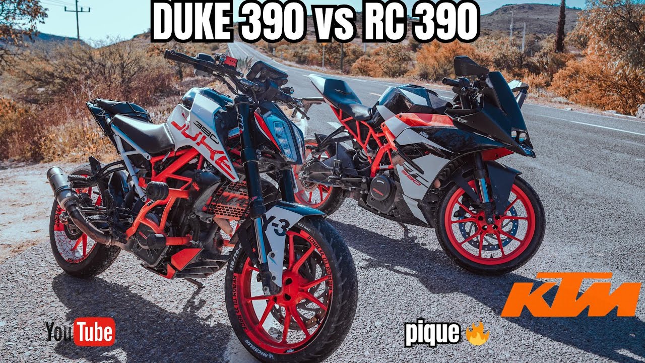 PIQUE KTM DUKE 390 VS KTM RC 390 / ¿NAKED O DEPORTIVA?