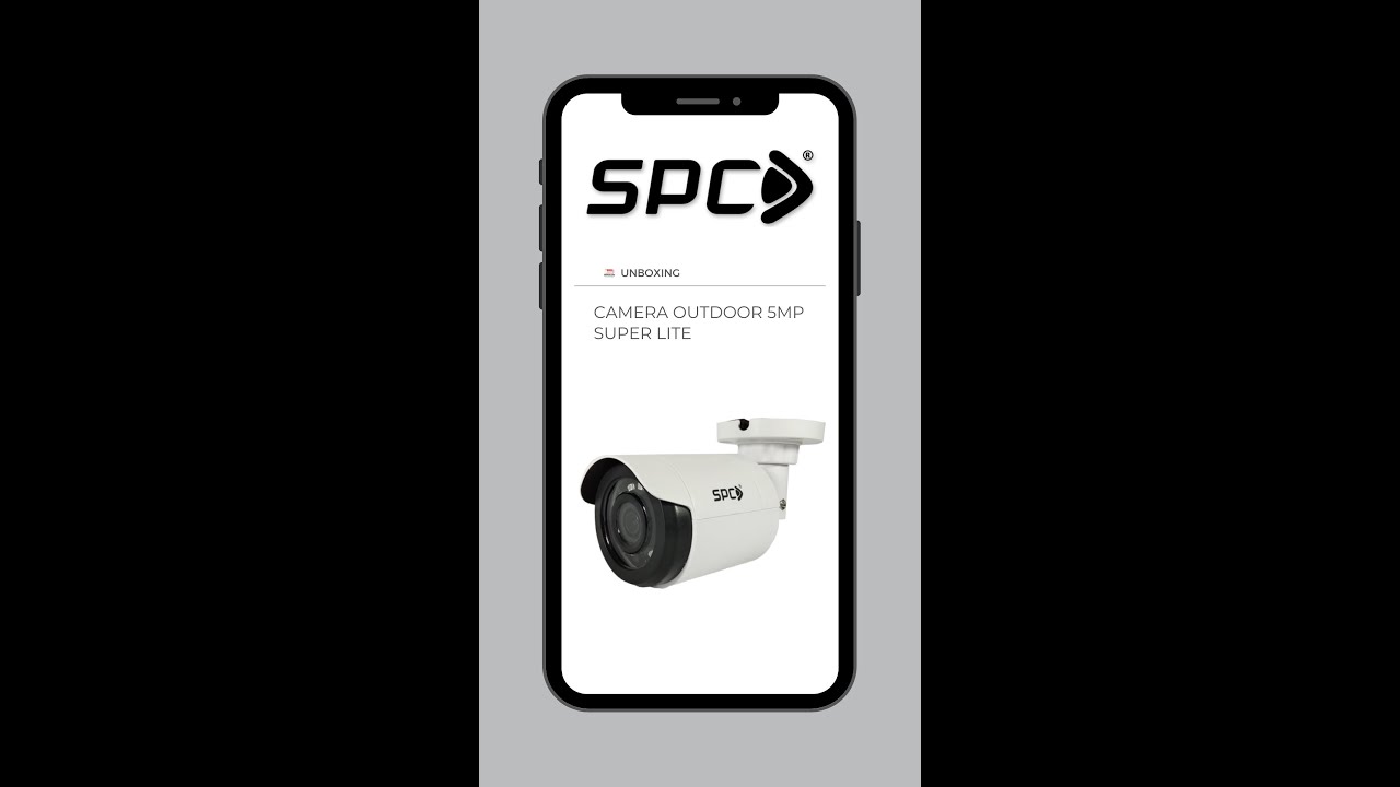 CCTV CAMERA SPC 5MP SUPER LITE OUTDOOR - UNBOXING