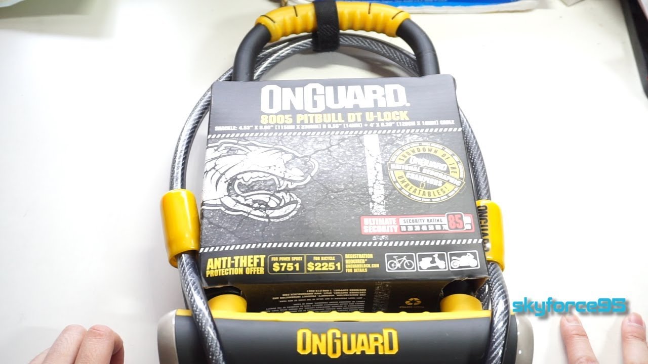 OnGuard Pitbull U-Lock Unboxing & Review