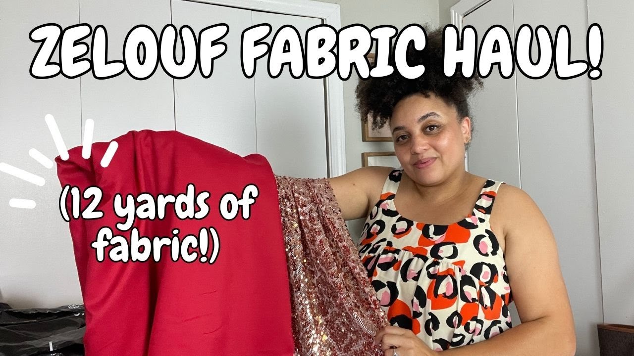 Zelouf Fabrics Haul! (12 yards of gorgeous fabric!) with sewing plans!!! 