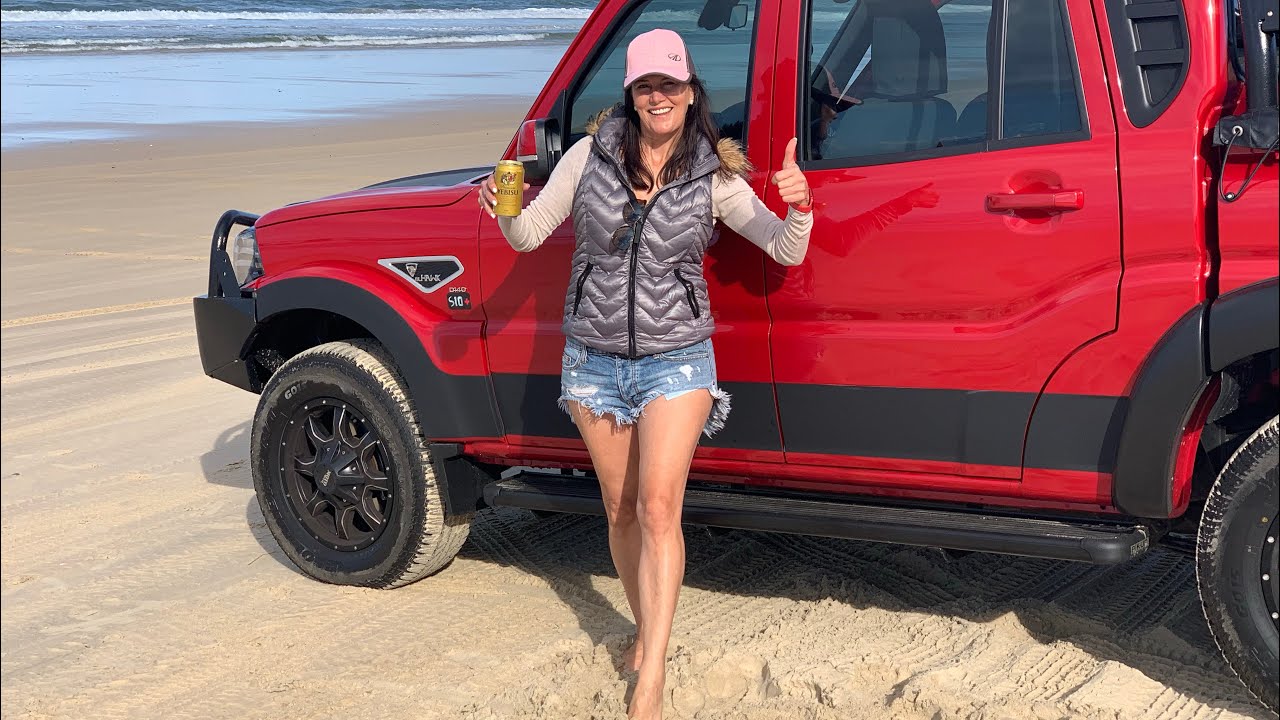 Mahindra Beasty’s 1st drive on the Beach!!! Yeeewww!!