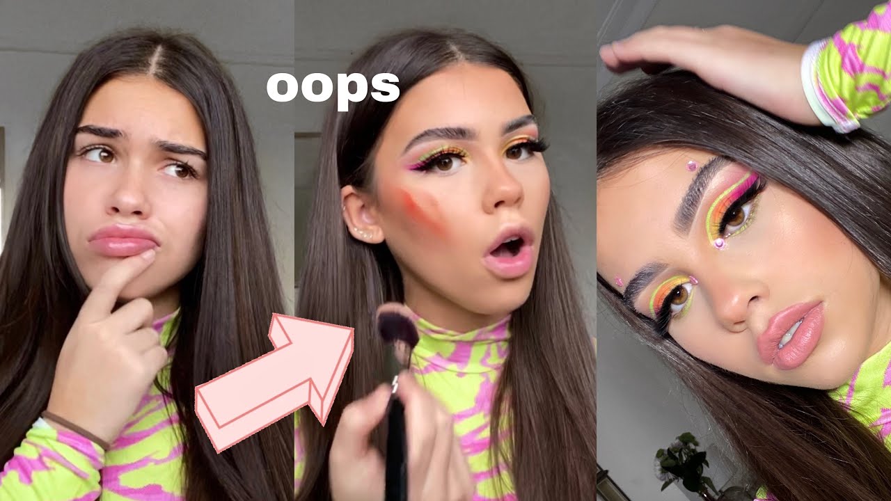 my first time trying EXTREME makeup