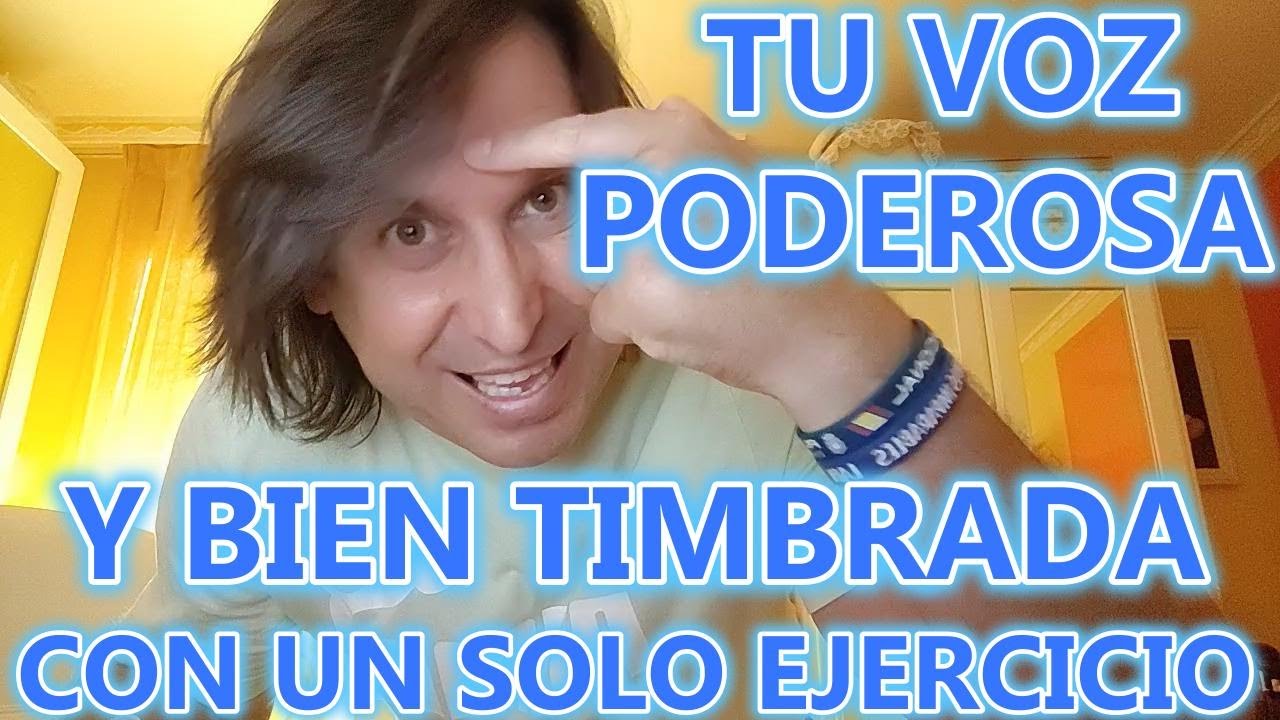 TU VOZ BIEN TIMBRADA Y PODEROSA CON UN SOLO EJERCICIO EN TU CLASE DE CANTO