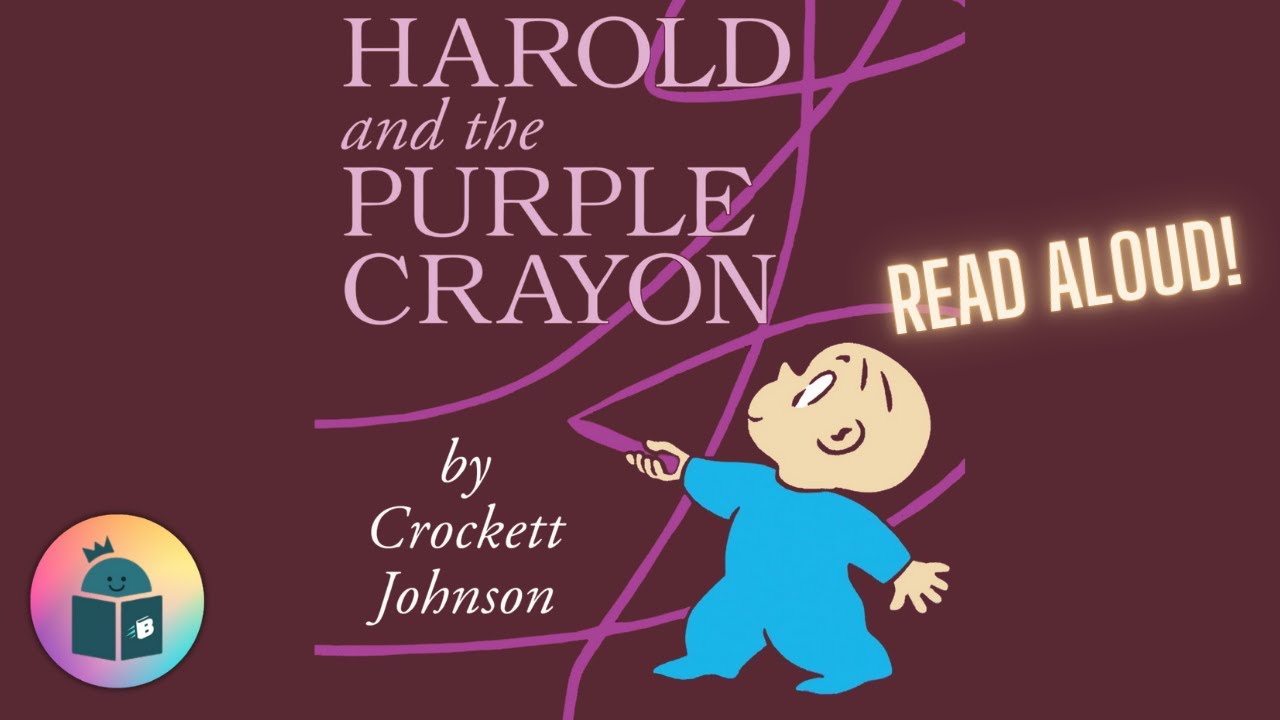 👶Harold and The Purple Crayon - Read Aloud