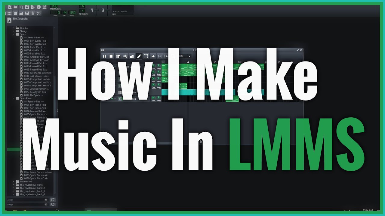 How I make music in LMMS