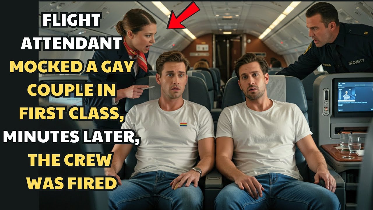 FLIGHT ATTENDANT MOCKED A GAY COUPLE IN FIRST CLASS — MINUTES LATER, THE CREW WAS FIRED