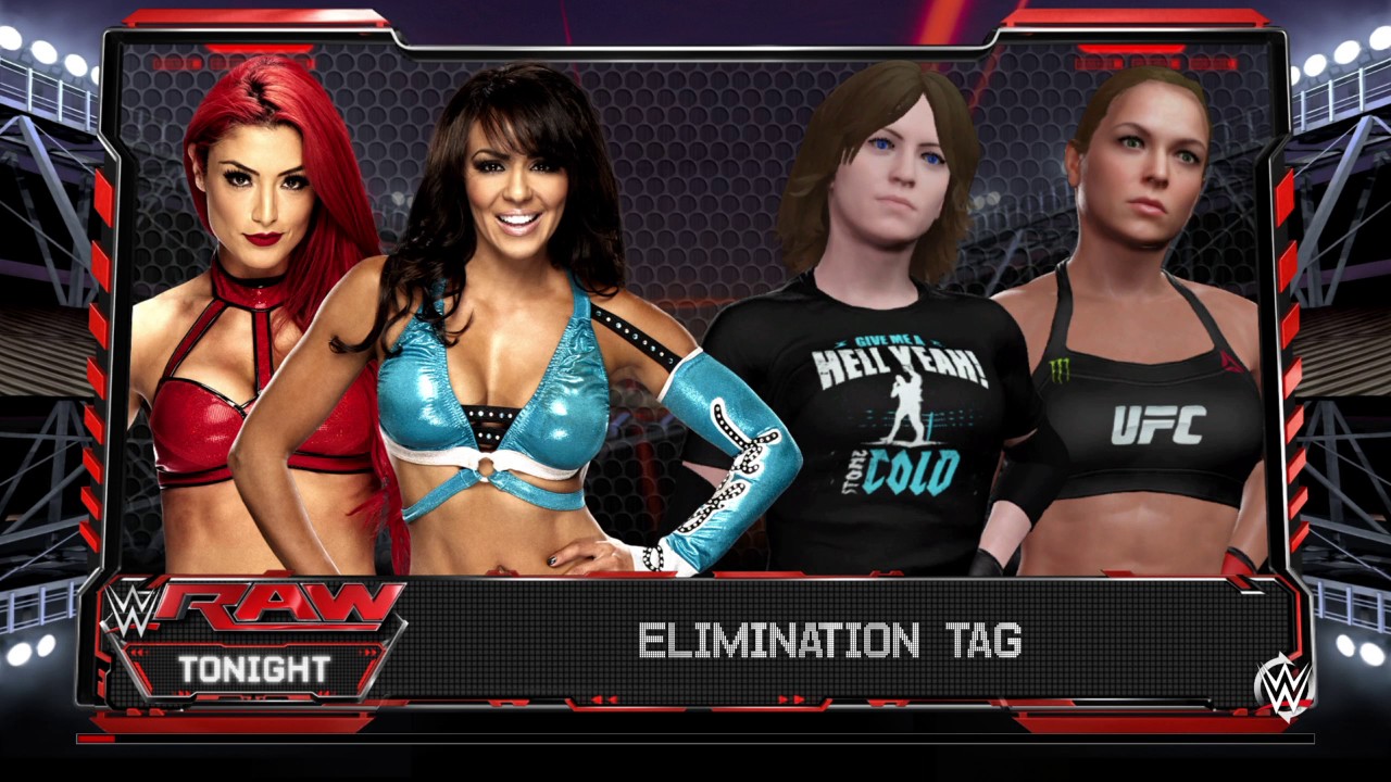 WWE 2K16 Custom Divas Elimination Tag Match