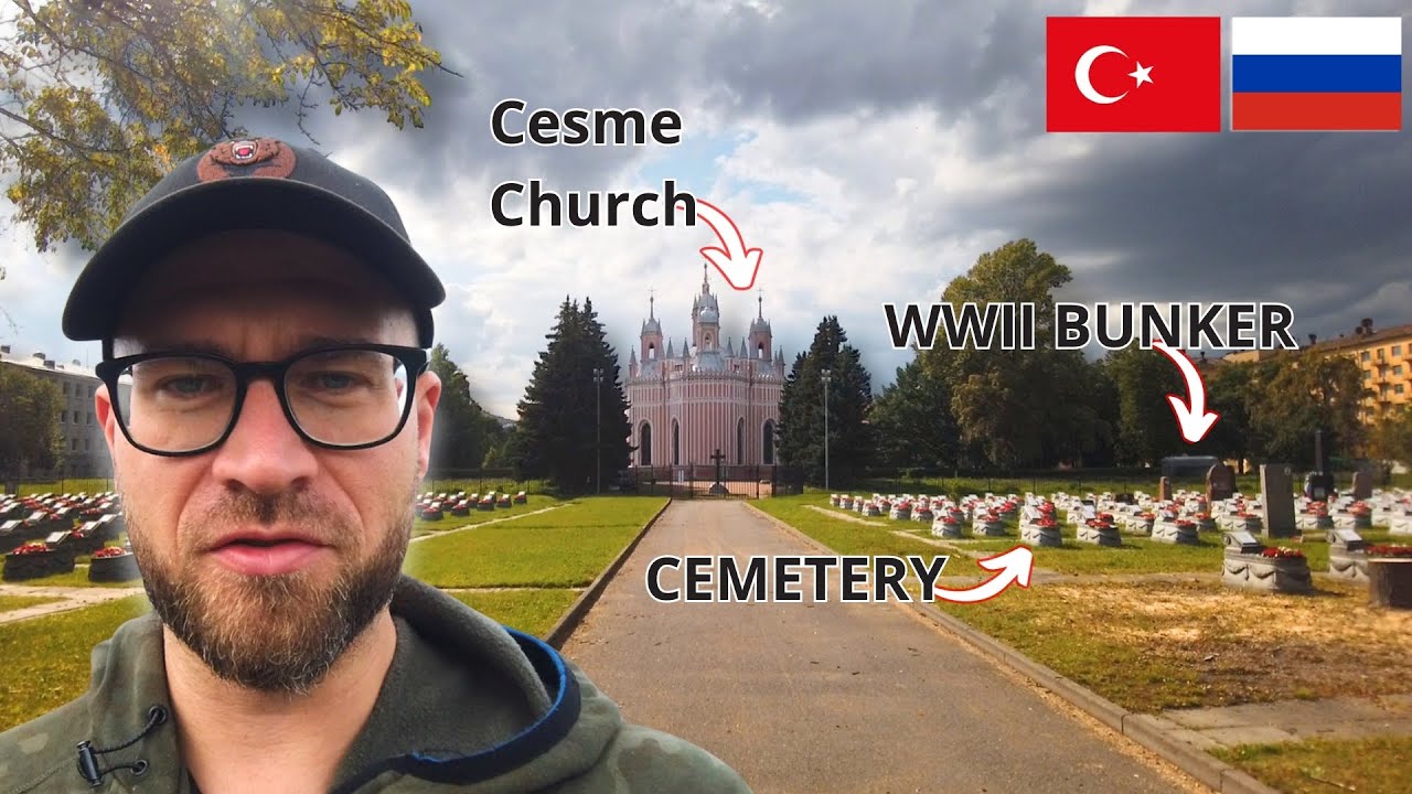 Chesme Church, Military Cemetery, WWII Bunker in St. Petersburg