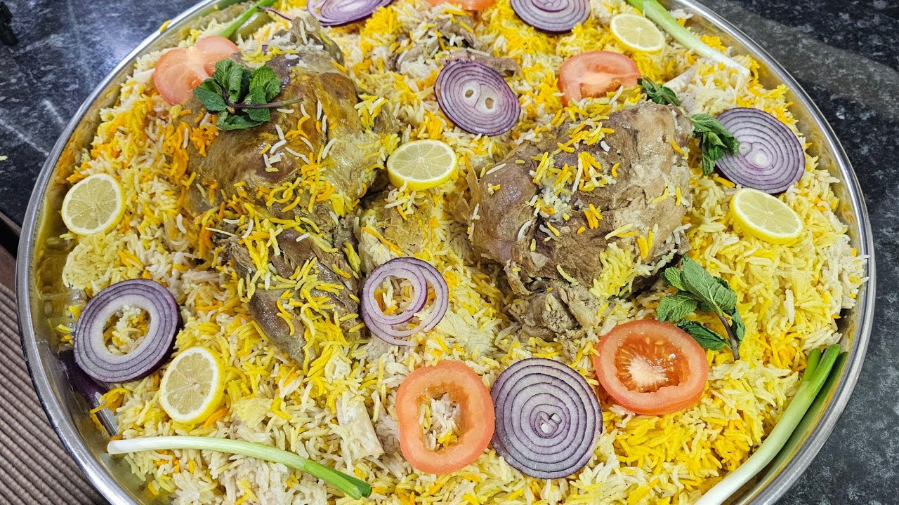 Mutton Mandi Original Saudi Arabian Style | A Luxury Feast Of 2 Mutton Legs