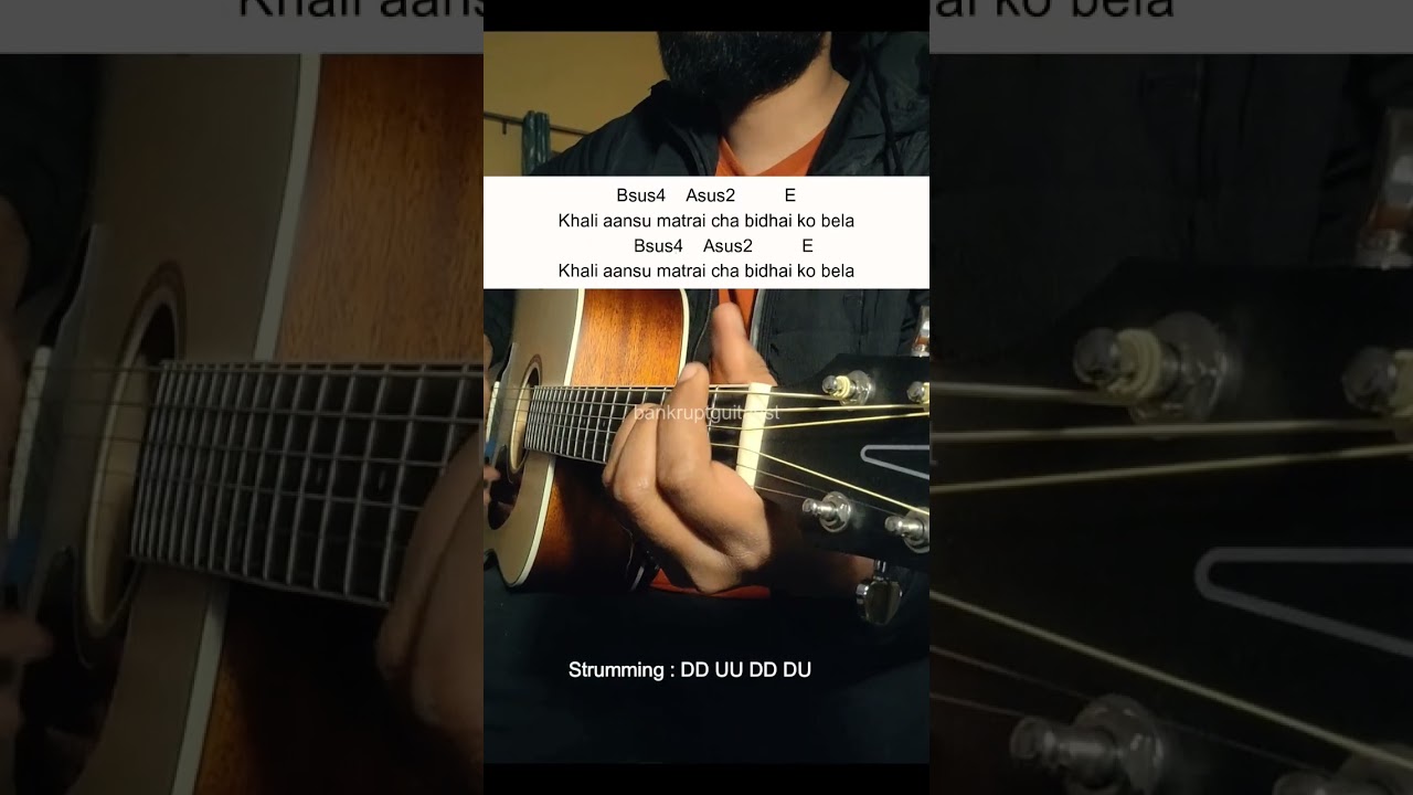 Learn how to play Bidaai Song on guitar 