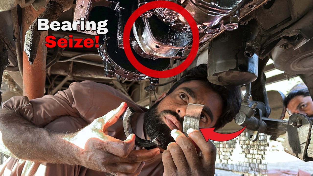 Achanak se Awaz aur Smoke  | How to set Bearing without Opening The Engine | Mazda T3500 | Part 1