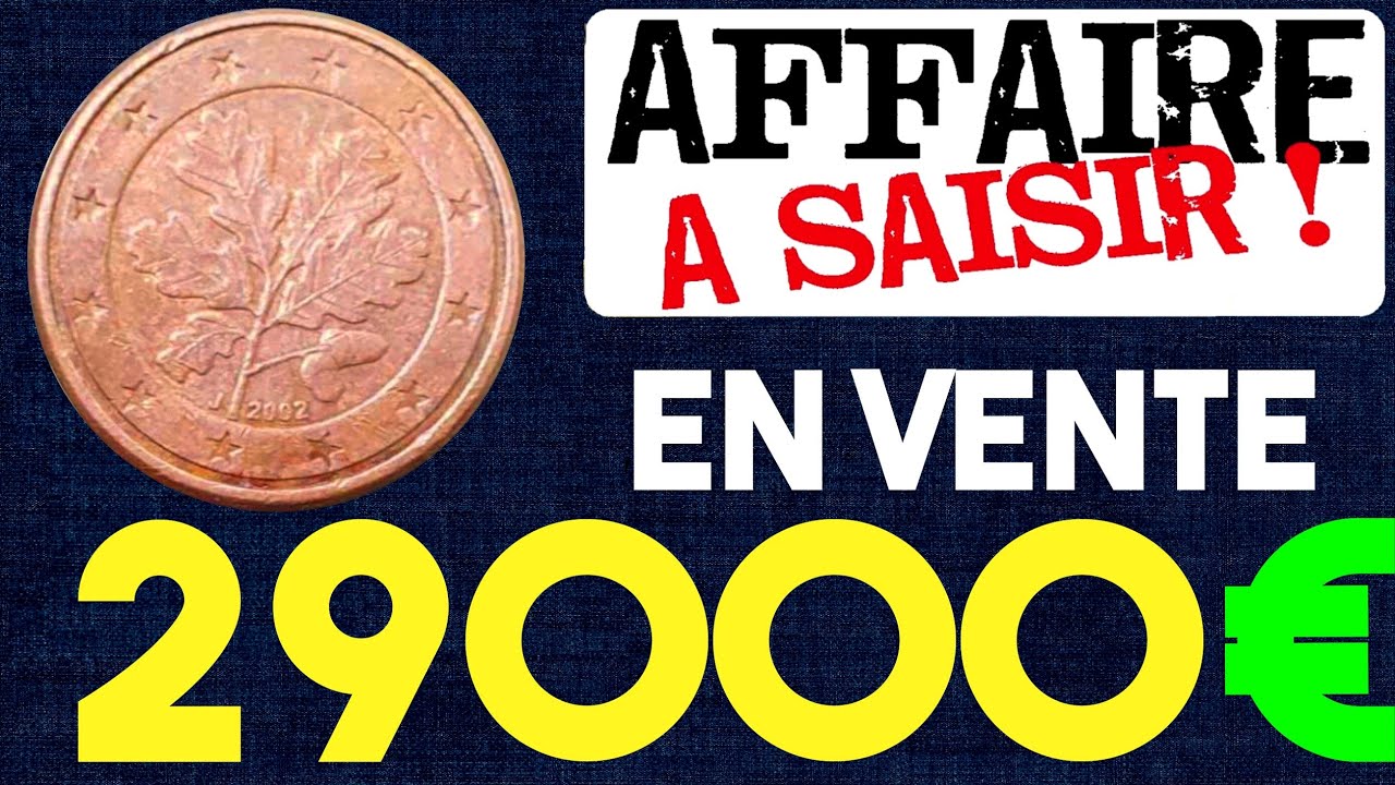 1 centime d'euro pour 29 000 euros ! 1 euro cent allemagne 2002 f