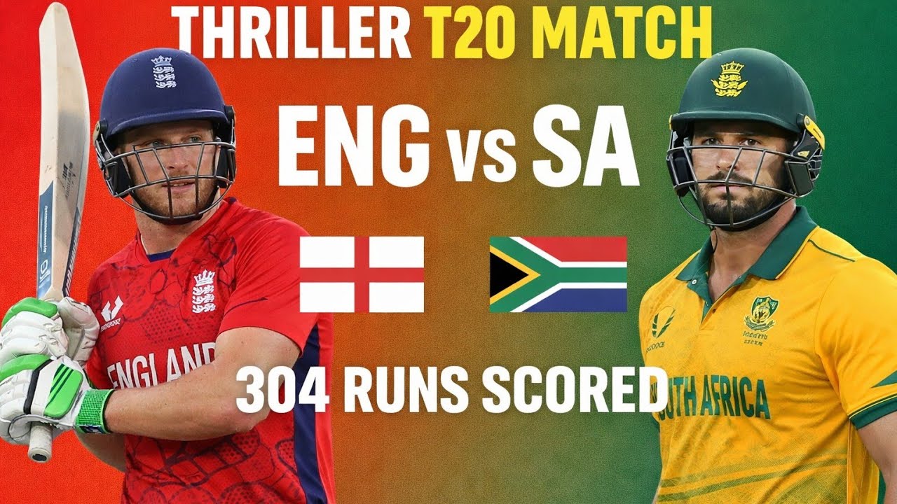 England Vs South Africa l T20 Match Highlights l 304 runs In 120 balls l 