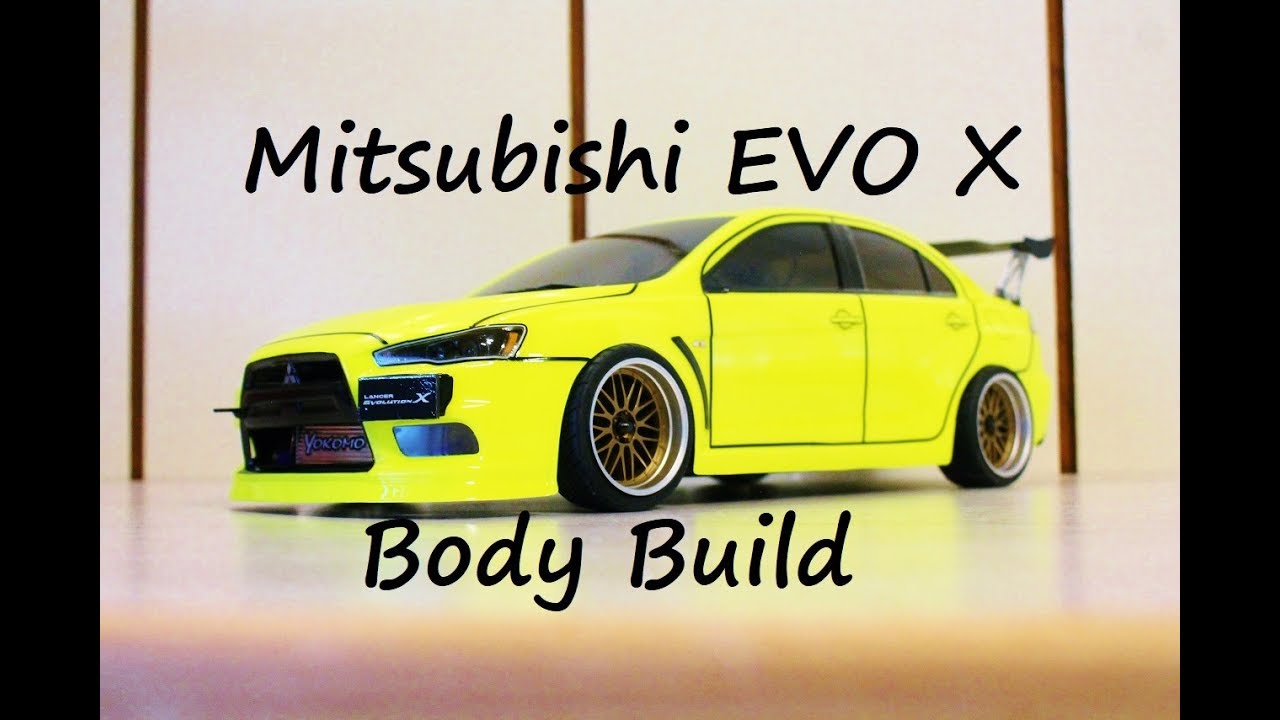 DRFT´s RC Body Build -- Tamiya Mitsubishi Lancer Evolution X