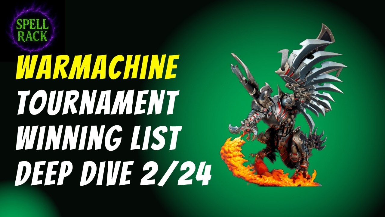Warmachine - Tournament Winning List Deep Dive
