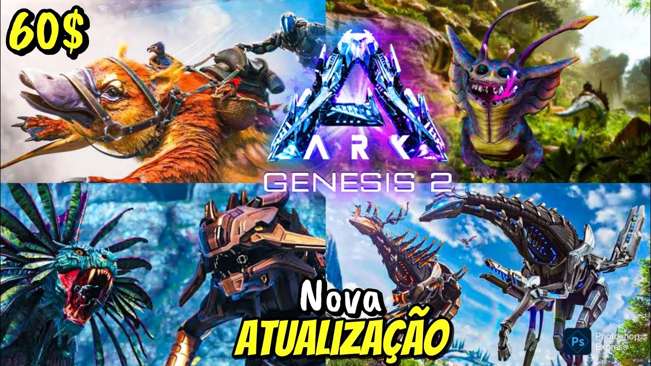 LAN&Ccedil;AMENTO DO &Uacute;LTIMO MAPA E NOVOS DINOS - G&ecirc;nesis parte 2 ATUALIZA&Ccedil;&Atilde;O - Ark mobile #videoshort #ark 