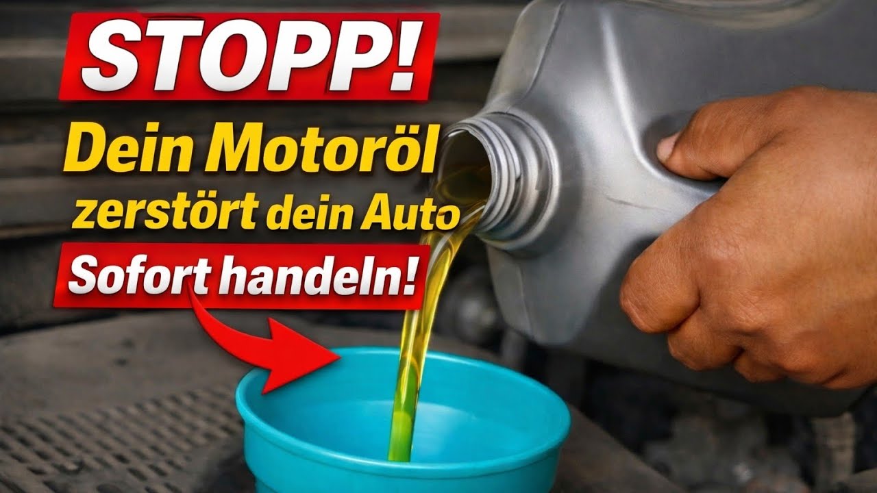 SCHWERE WARNUNG An Alle Autobesitzer – Dieses Motoröl kann deinen Motor zerstören