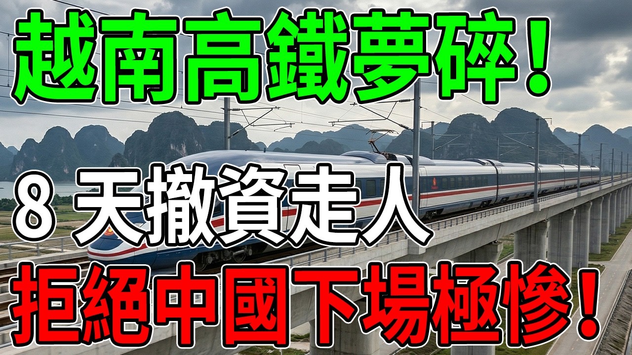 越南首富閃電撤資！南北高鐵「8天夢碎」背後隱藏的驚人真相：一場輸不起的國運豪賭？ #越南高鐵 #範日旺 #基建陷阱 #東南亞經濟 #國運豪賭