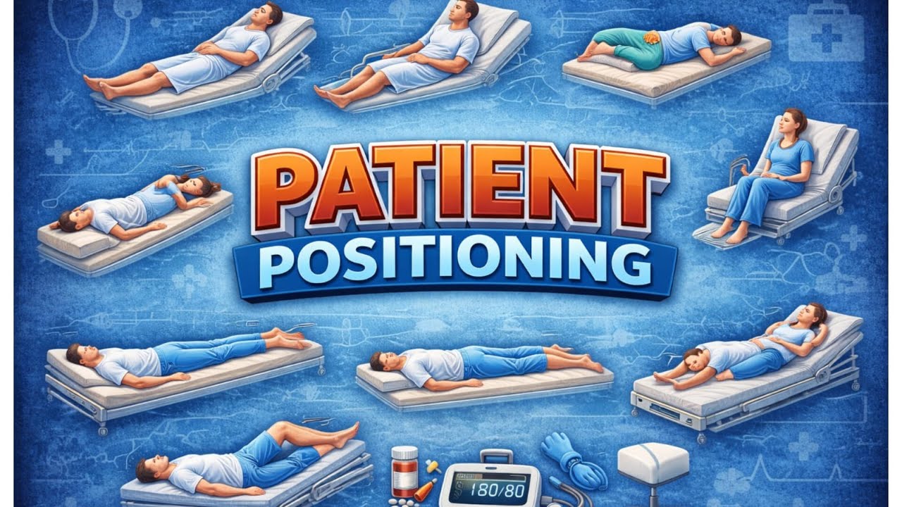 Patient Positioning in Nursing Explained in Detail | All Positions with Uses |  Nursing Tutorial