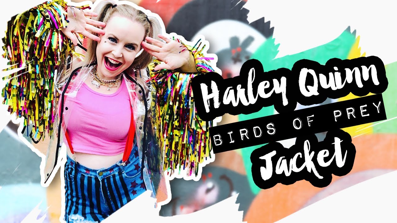Harley Quinn Caution Tape Jacket from Birds of Prey | NerDIY