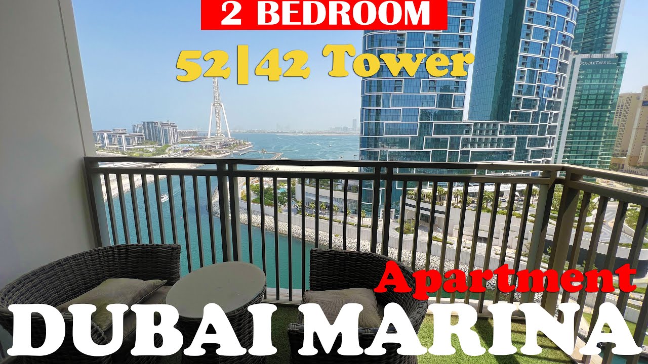 Inside 2 bedroom apartment in 5242 Tower Dubai Marina