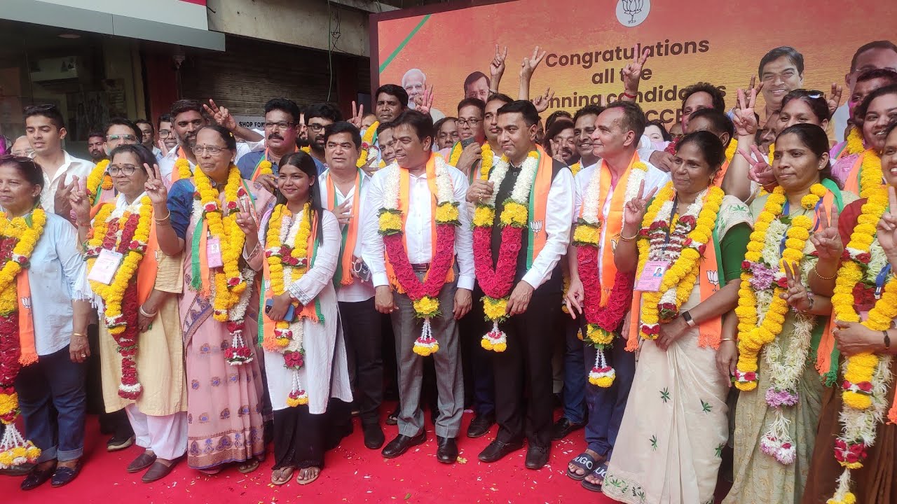 BABUSH PANEL CLEAN SWEEP PANAJI CCP ELECTIONS BY SECURING 17 OUT OF 30 SEATS