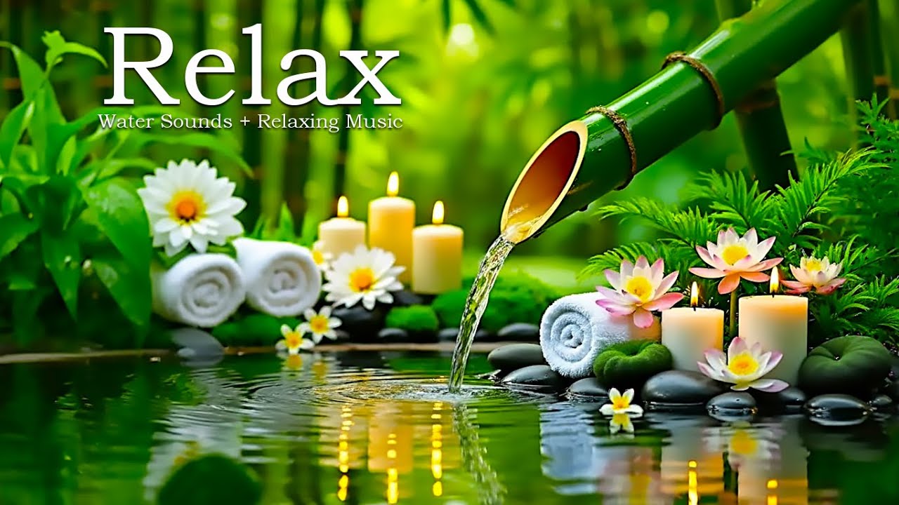 Relaxing Piano Music with Nature Water Sounds for Calm, Healing, and Inner Peace
