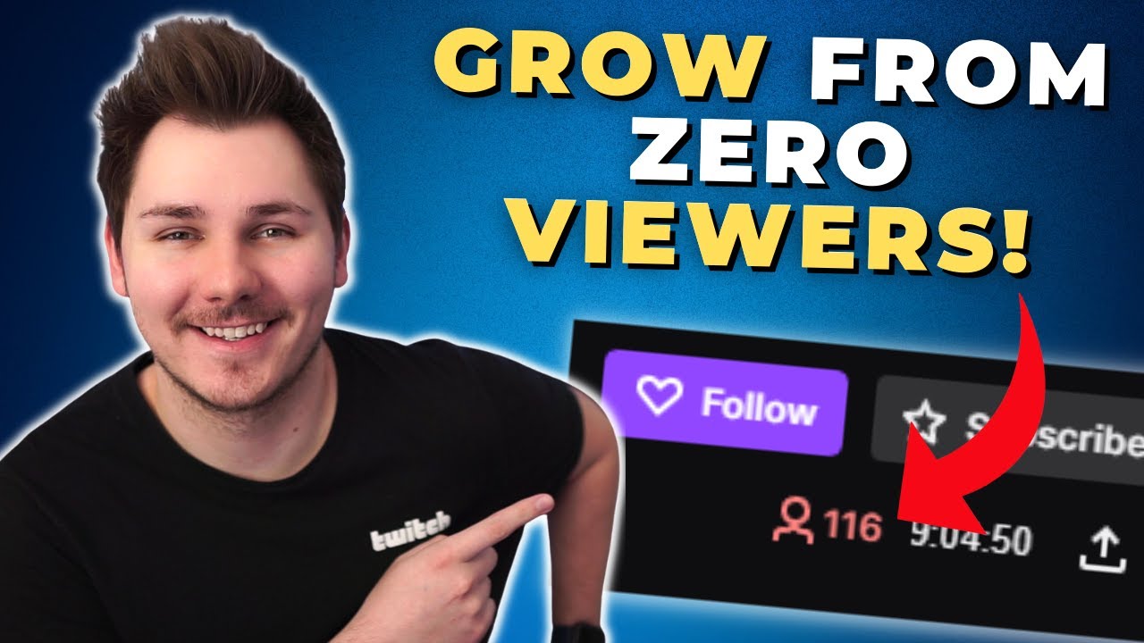 3 HUGE TIPS on How To GROW From 0 VIEWERS On Twitch!