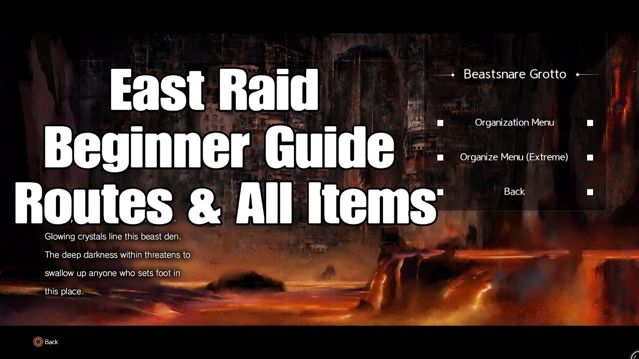 Sword Art Online Alicization Lycoris East Raid Beginner Guide/Build, All Routes, And Items